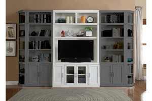 Catalina 2 Piece Entertainment Center in White