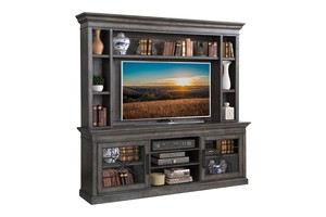 Sundance 4 Piece Entertainment Center in Gray, 92 Inch