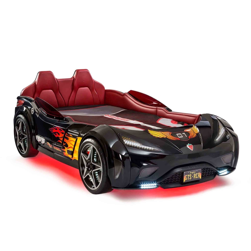 red race car bed