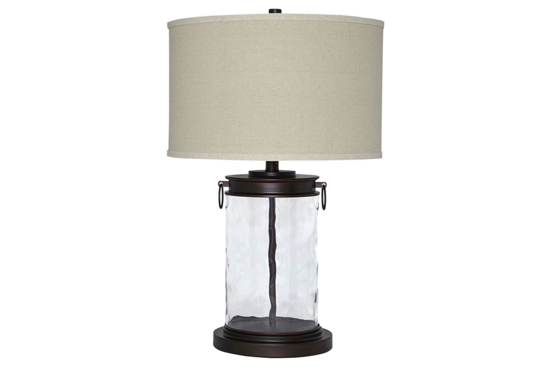 Tailynn Table Lamp in Clear/Bronze Finish, Image 1