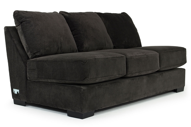 Oracle Armless Sofa in Sterling, Down Mor Furniture