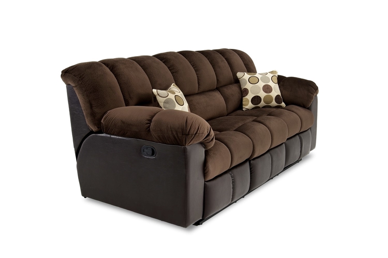 Fountain Reclining Sofa In Chocolate Mor Furniture