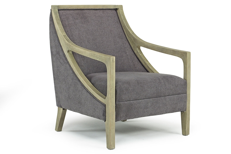 Hopkins Accent Chair in Light Charcoal, Image 1