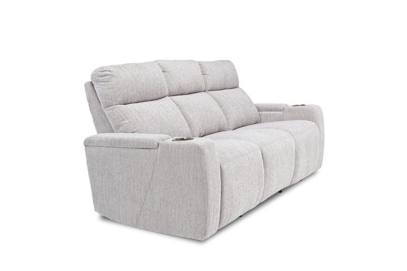 Rhys 2 Power Sofa in Pewter, Image 1