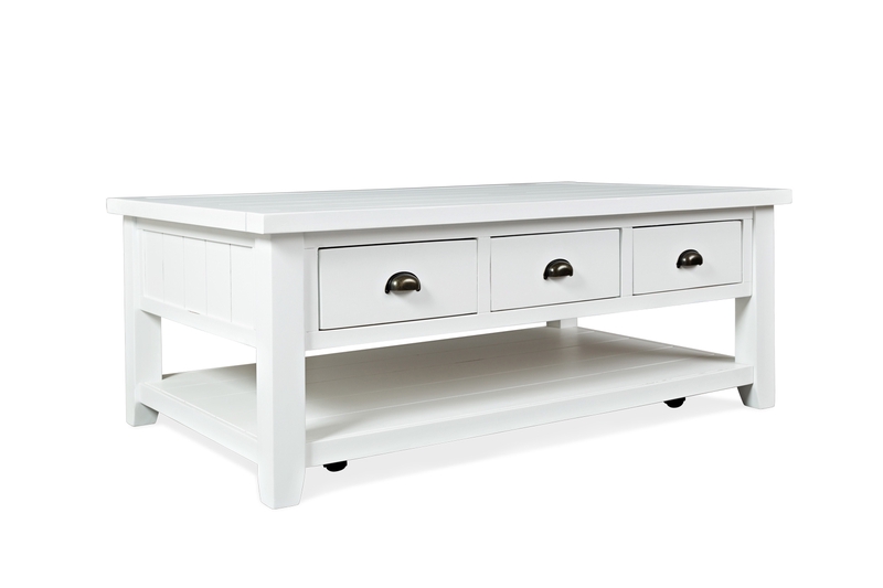 Artisans Coffee Table in White Mor Furniture