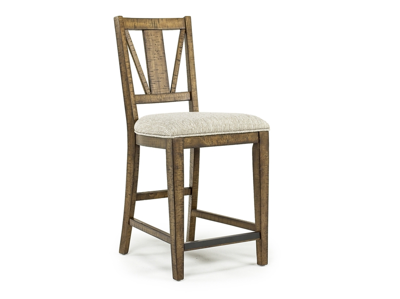 Bay Creek Counter Height Stool in Toasted Nutmeg, VBack Mor Furniture