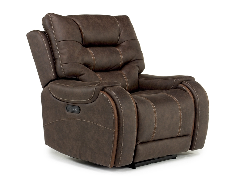 Estilo 2 Power Recliner in Brown Mor Furniture