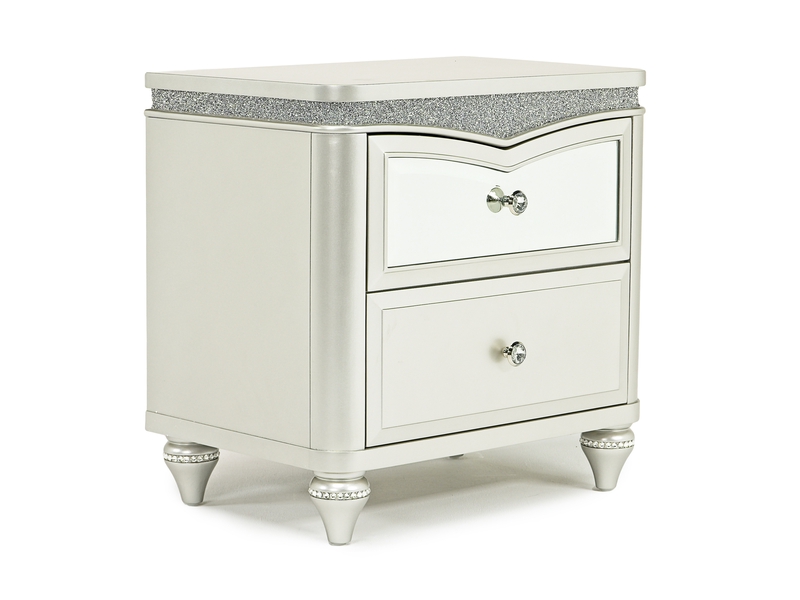 Glendale Nightstand in Platinum, Image 1 Glendale Nightstand in Platinum, Image 1