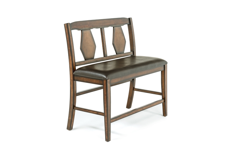 Standard Furniture 16699 Omaha Counter Height Bench with Upholstered