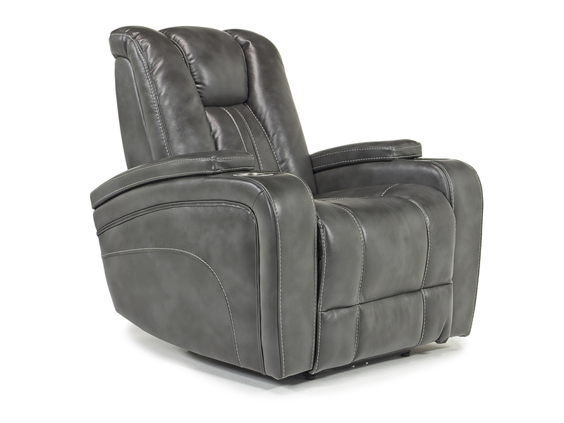 Vega 2 Power Recliner in Gray Mor Furniture