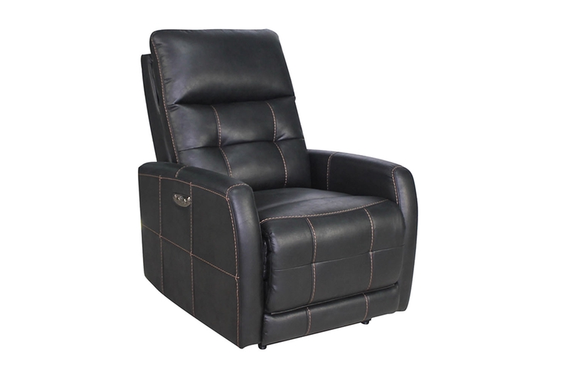 Eclipse 3 Power Recliner in Black, Image 1