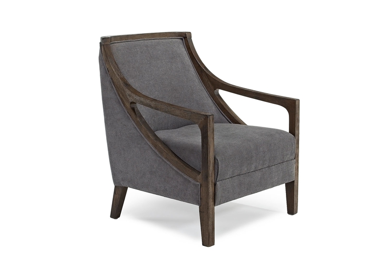 Hopkins Accent Chair in Dark Charcoal, Image 1