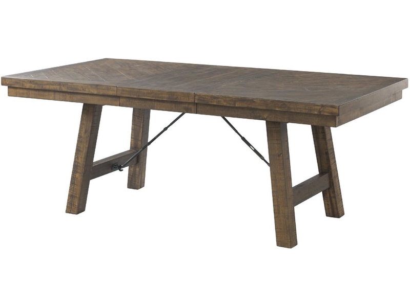 Jax Extendable Dining Table in Brown Mor Furniture