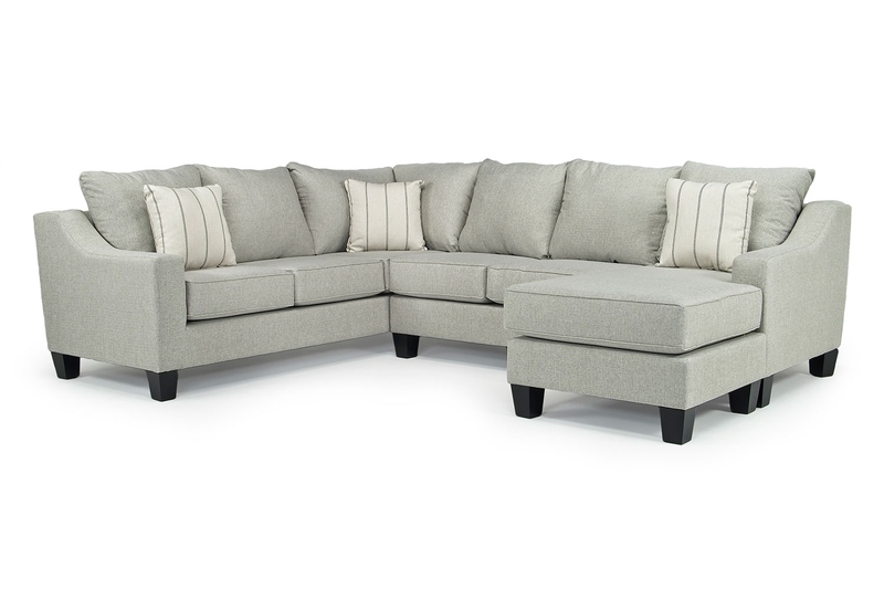Lucy Tux Sofa Chaise Sectional In Linen Right Facing Mor Furniture