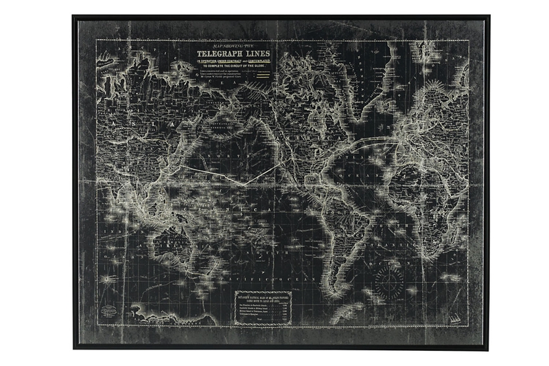 Map Wall Art, Image 1