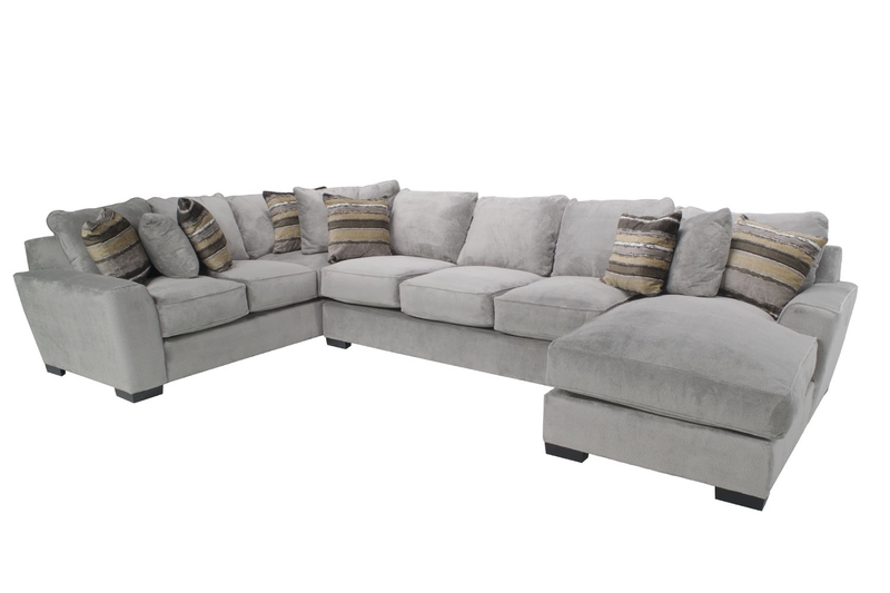 Oracle Tux Sofa Chaise Sectional In Platinum Right Facing Mor Furniture