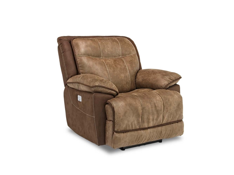 Bubba 2 Power Recliner In Brown Mor Furniture
