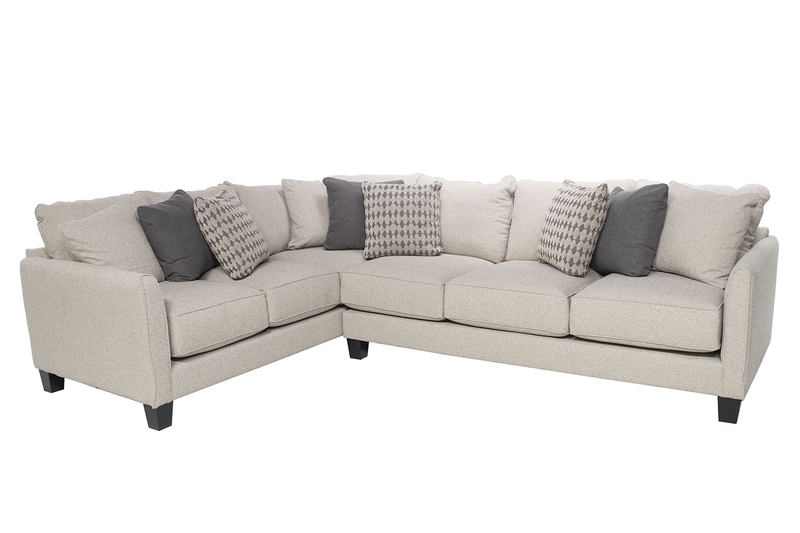 Stockholm Tux Sofa Sectional In Beige Right Facing Gel Mor Furniture