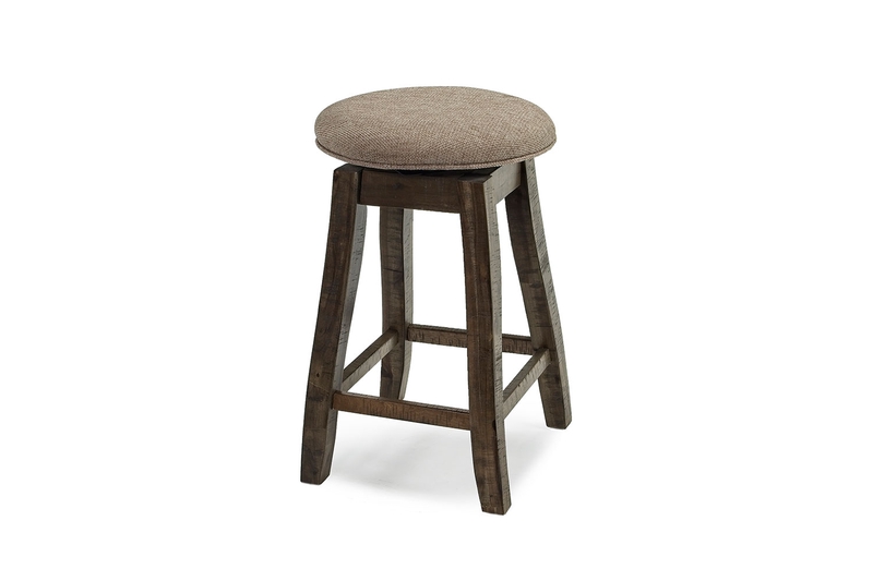 Stone Counter Height Stool In Light Gray Upholstered Swivel Mor Furniture