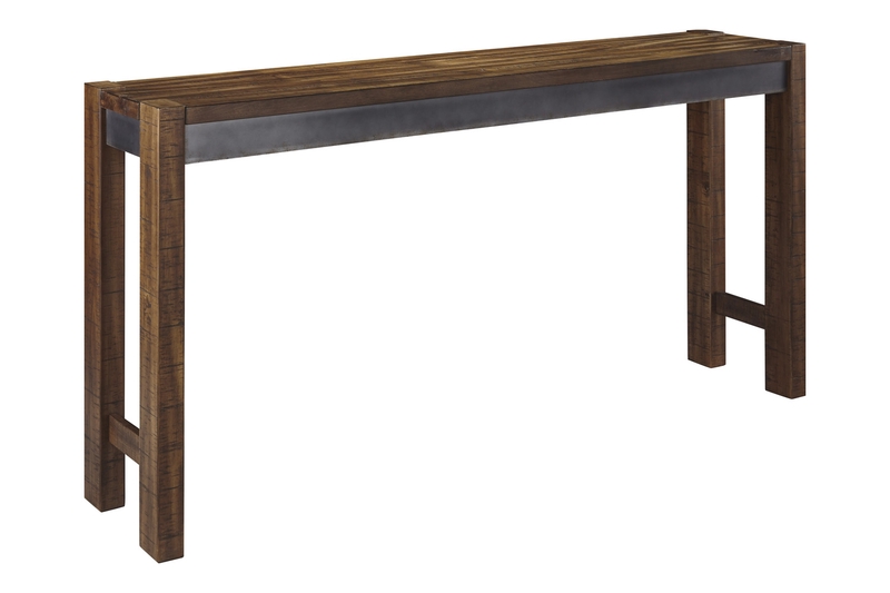 Torjin Sofa Bar Table In Brown Mor Furniture