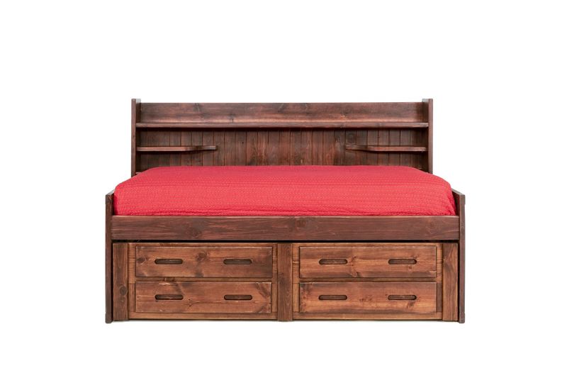 Young Pioneer 4 Drawer Sideways Bed in Cinnamon, Full, Image 2