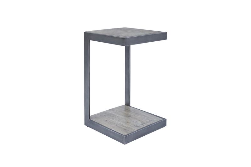 Stella End Table in Gray, Image 1