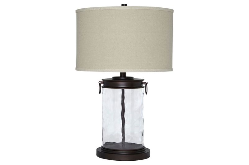Tailynn Table Lamp in Clear/Bronze Finish, Image 1