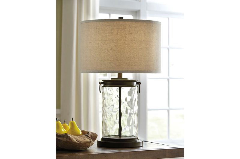 Tailynn Table Lamp in Clear/Bronze Finish, Image 2