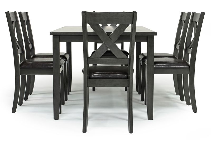 Black table 6 chairs on sale