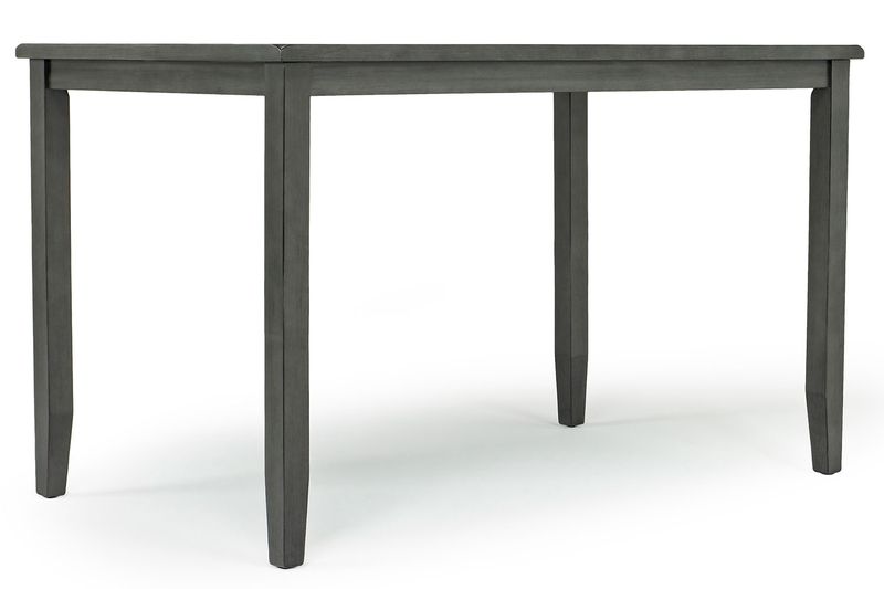 Palm Springs Counter Height Dining Table & 6 Stools in Gray, Image 9