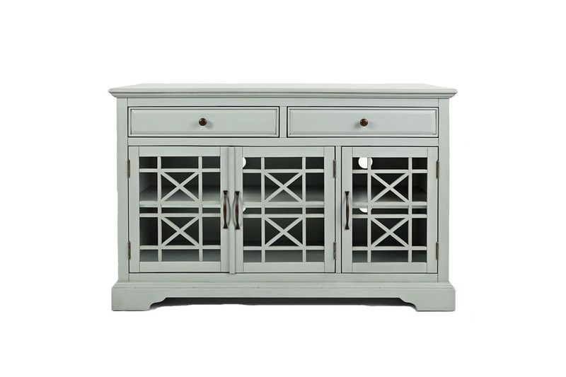 Skyy Media Console in Gray, 50 Inch, Image 2