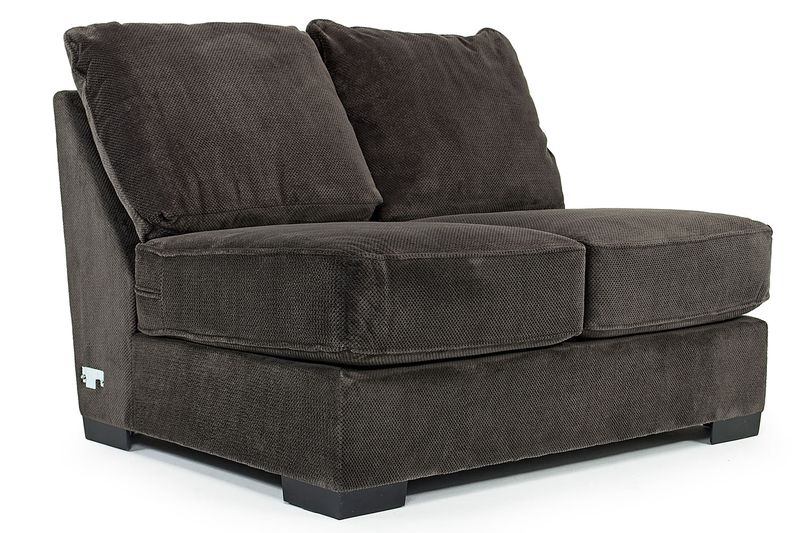 Oracle Armless Loveseat in Sterling, Down, Image 1