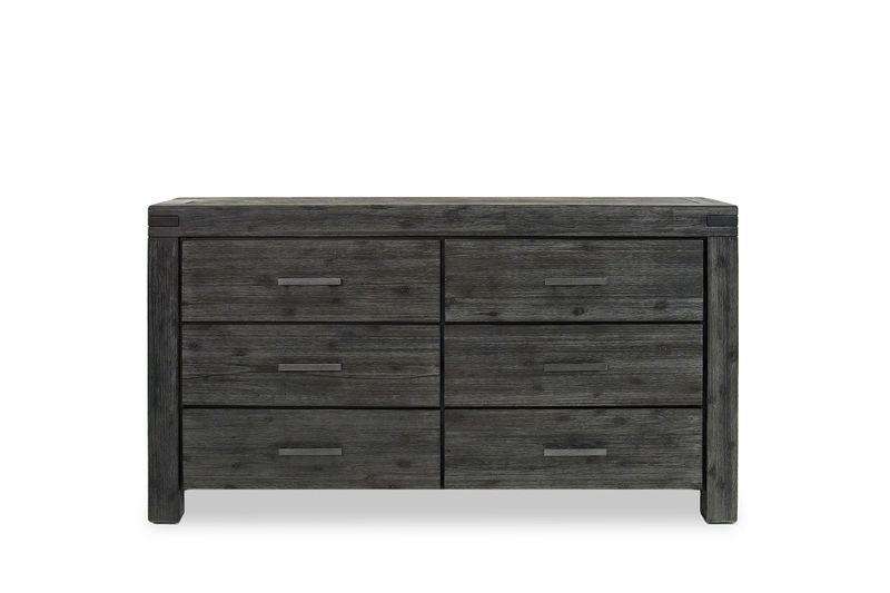 Meadow Panel Bed & Dresser & M, 