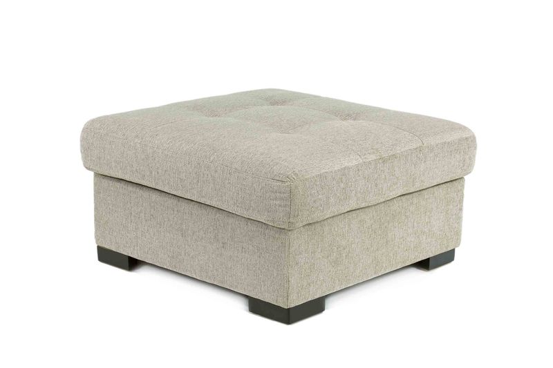Claire Storage Cocktail Ottoman in Sand, Image 1