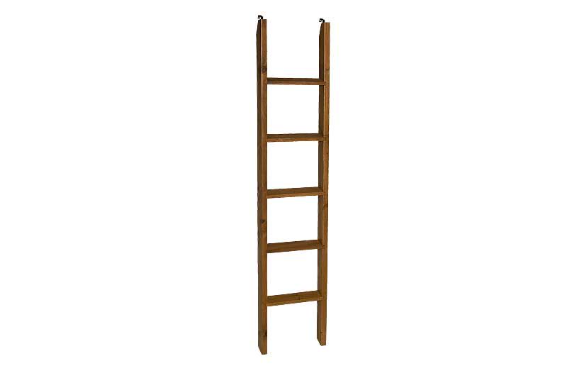 Young Pioneer Bunk Bed Ladder in Natural, Image 1