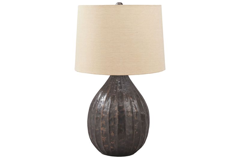 Marloes Table Lamp in Copper Finish, Image 1
