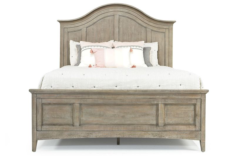 Bay Creek Arch Panel Bed in Light Gray, California King, Image 3 Bay Creek Arch Panel Bed in Light Gray, California King, Image 3