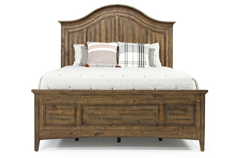 Bay Creek Arch Panel Bed w/ Storage in Nutmeg, Queen, Image 3 Bay Creek Arch Panel Bed w/ Storage in Nutmeg, Queen, Image 3