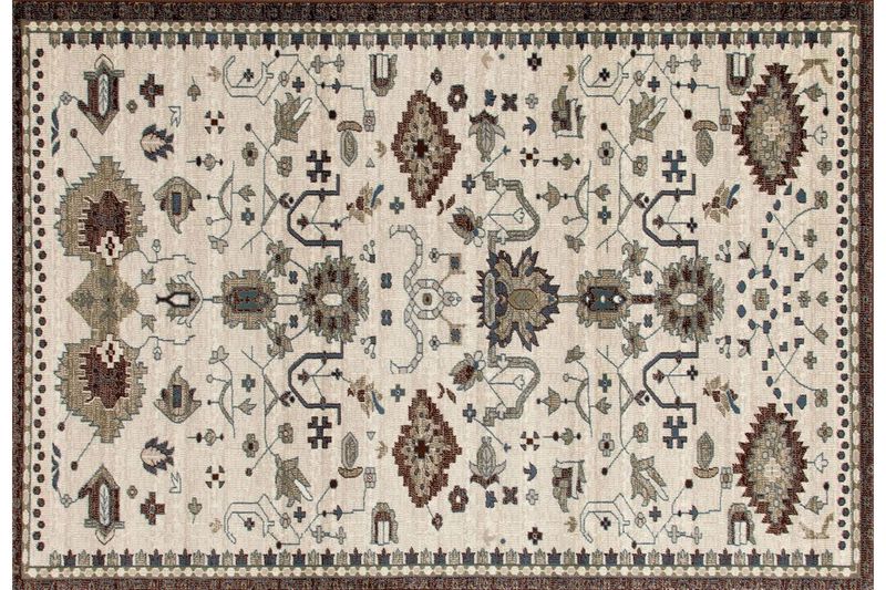 Arabella Rug in Cream, 5 x 7, Image 1