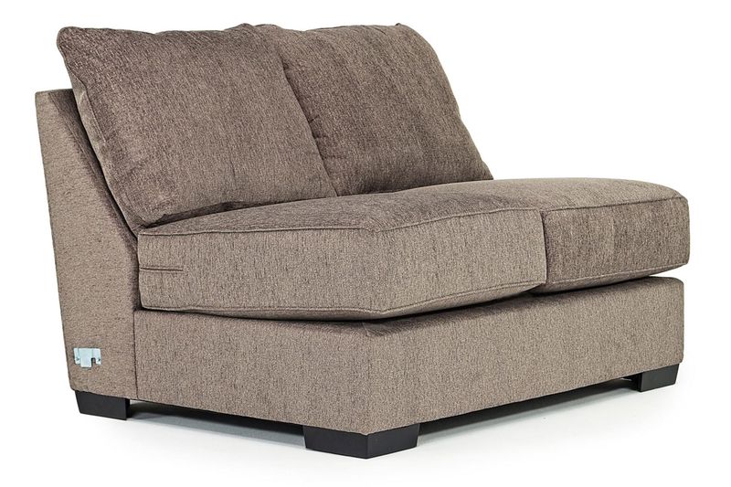 Oracle Armless Loveseat in Sable, Image 1