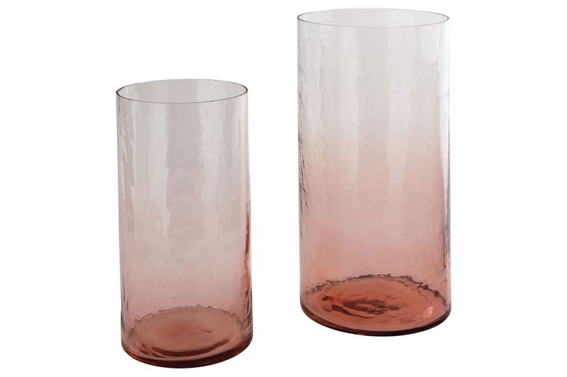 Devona Vases in Pink, Set of 2, Image 1