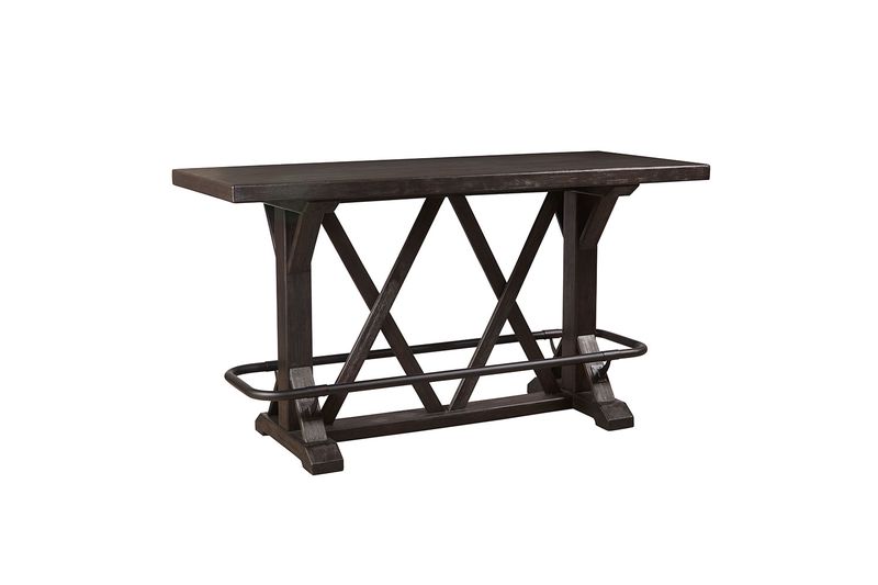 Tap Room Bar Height Dining Table in Dark Brown, Image 1