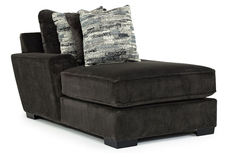 Oracle 1 Arm Chaise in Sterling, Left Facing, Down, Image 1 Oracle 1 Arm Chaise in Sterling, Left Facing, Down, Image 1