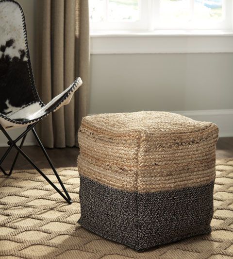 Sweed Valley Jute Pouf, Image 2