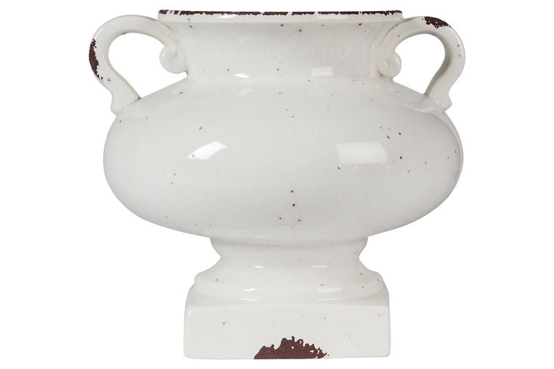 Dierdra Small Ceramic Urn, Image 1
