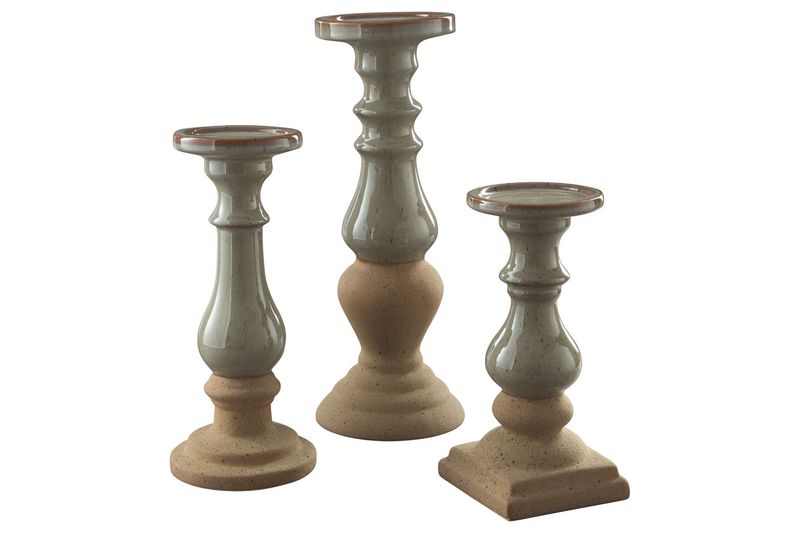 Emele Candleholders, Set of 3, Image 1