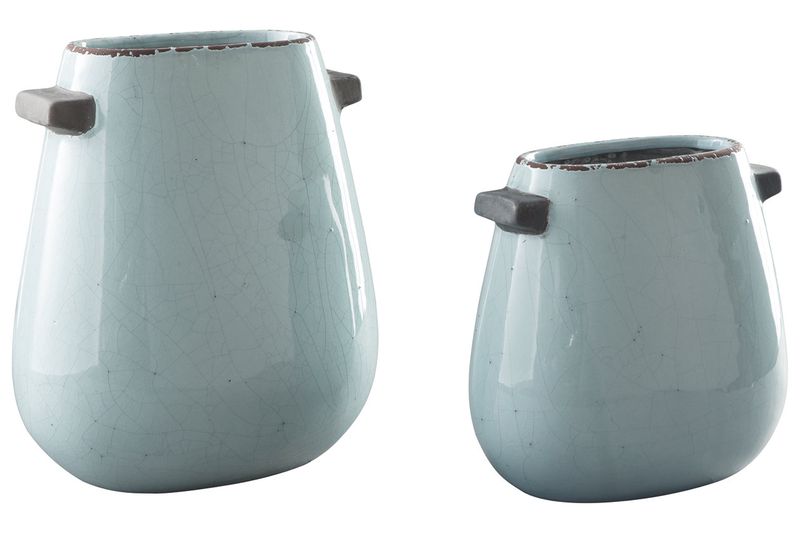 Diah Vases in Blue, Set of 2, Image 1 Diah Vases in Blue, Set of 2, Image 1