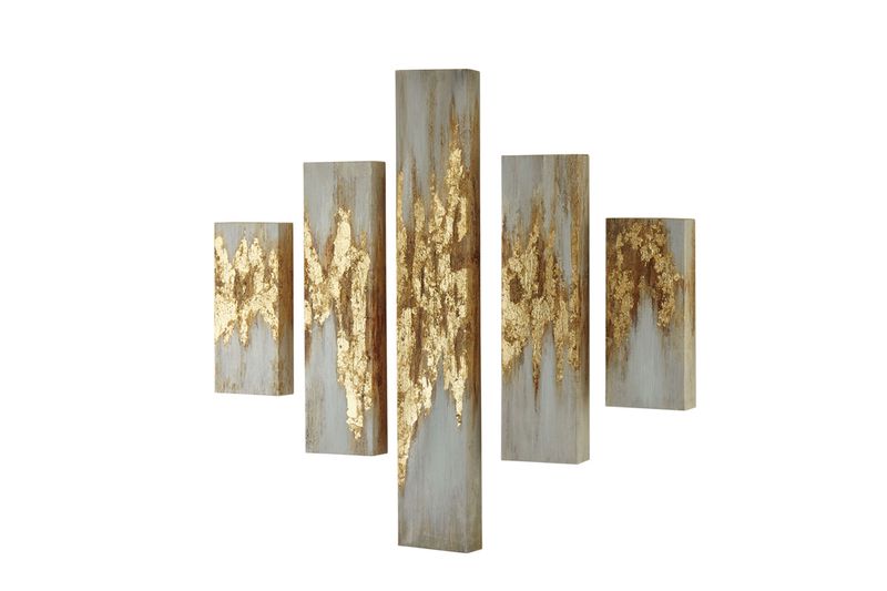 Devlan Abstract Wall Art, Set of 5, Image 1