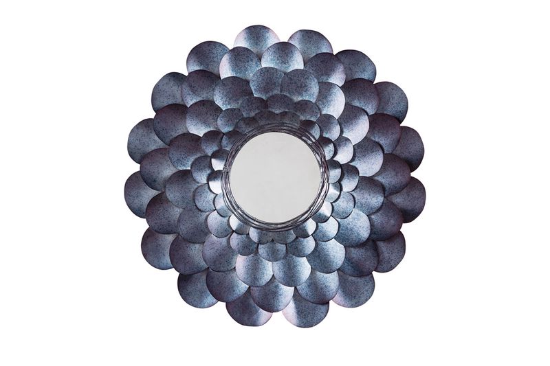 Deunoro Circle Mirror in Blue, Image 1