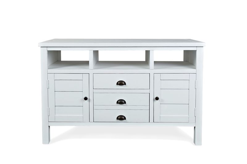 Artisans Media Console in White, 50 Inch, Image 1